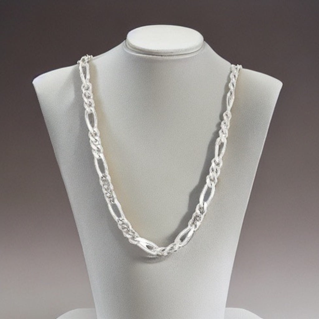 The Iconic Italian Figaro Necklace - 925 Sterling Silver