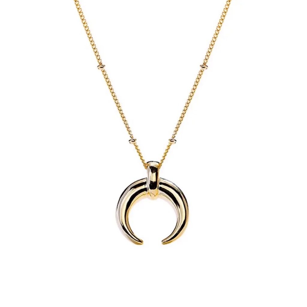 moon crescent necklace